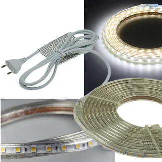 LED-Stripe „Ultra-Bright“ 230V, 5,0m 630 Lumen/Meter, weiß #REST# LED-Stripe „Ultra-Bright“ 230V, 5,0m 630 Lumen/Meter, weiß #REST#