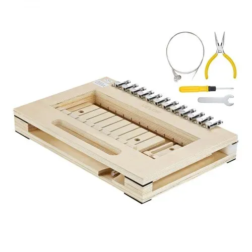 VEVOR Seifenschneider, Holzseifenschneider, Drahtschneider, 12 Segmenten, inkl. Ersatzdrähten, DIY-Schneidewerkzeug, Ideal für Handgemachte Seifenherstellung Kerzen Trimmen Käse – Bild 8