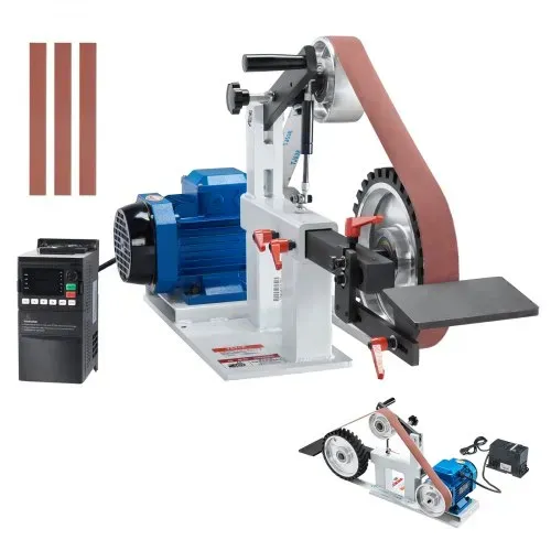 VEVOR Bandschleifmaschine 3-in-1-Bandschleifer Schleifer 1828,8×50,8mm VFD 1500W VEVOR Bandschleifmaschine 3-in-1-Bandschleifer Schleifer 1828,8×50,8mm VFD 1500W