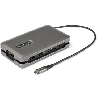 StarTech.com USB C Multiport Adapter – USB C auf 4K 60Hz HDMI 2.0 Dockingstation/Reiseadapter – 2-Port 10Gbit/s USB Hub – 100W Power Delivery stromversorgung – SD/MicroSD Kartenlesegerät – 25 cm Kabel StarTech.com USB C Multiport Adapter – USB C auf 4K 60Hz HDMI 2.0 Dockingstation/Reiseadapter – 2-Port 10Gbit/s USB Hub – 100W Power Delivery stromversorgung – SD/MicroSD Kartenlesegerät – 25 cm Kabel
