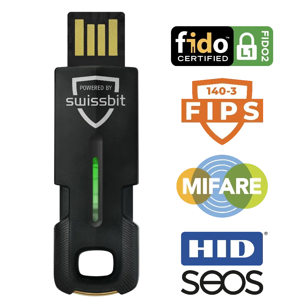 Swissbit iShield Key 2 Pro USB-A + Mifare in Einzelverpackung Swissbit iShield Key 2 Pro USB-A + Mifare in Einzelverpackung