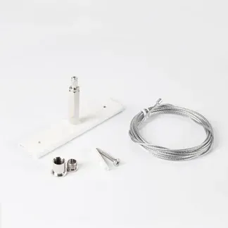 Powergear 48V 1 VERSTÄRKUNG FÜR DIE DECKENMONTAGE MIT Seil, Weiß, 3 meter Powergear 48V 1 VERSTÄRKUNG FÜR DIE DECKENMONTAGE MIT Seil, Weiß, 3 meter