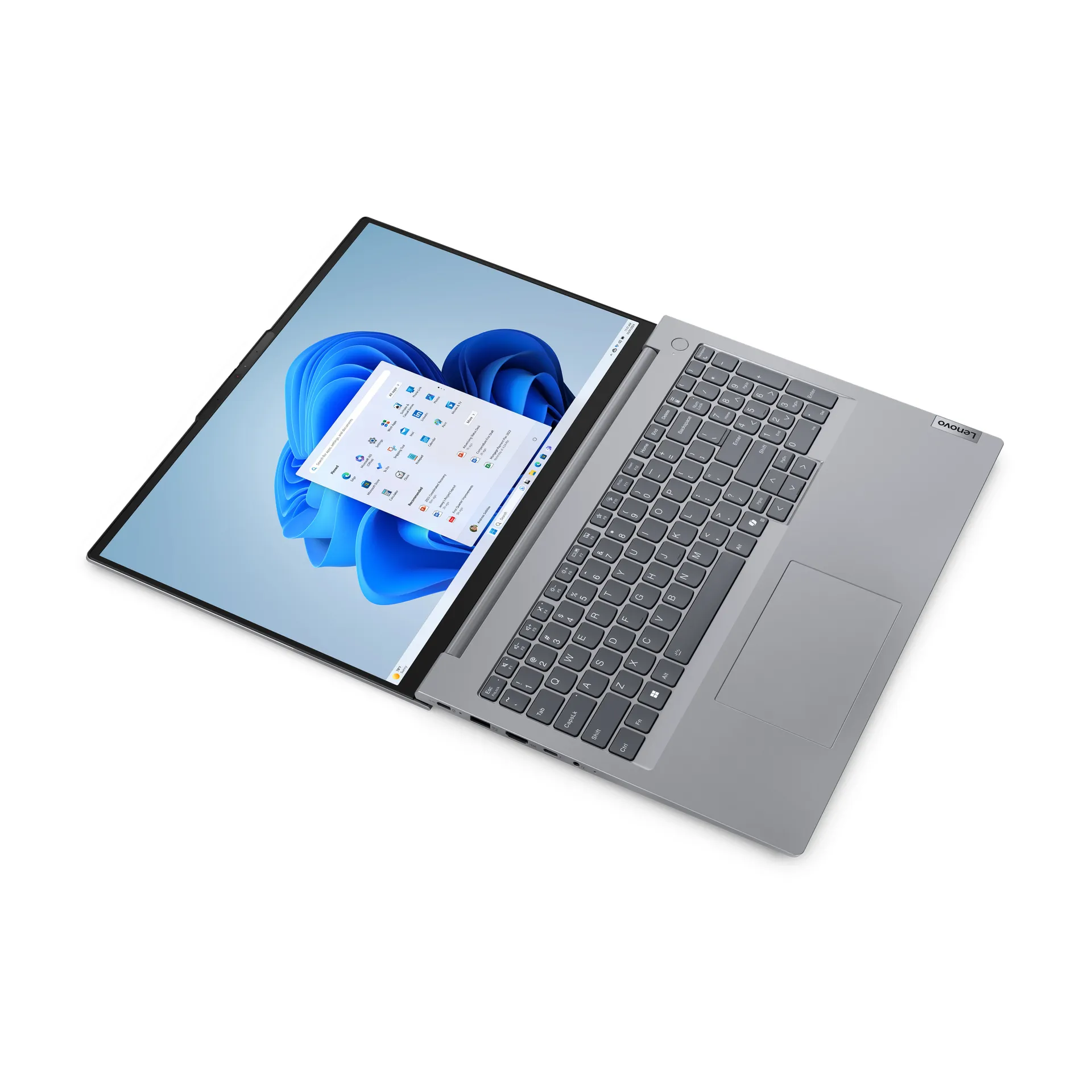 Lenovo ThinkBook 16 G7 ARP AMD Ryzen™ 5 7535HS Laptop 40,6 cm (16") WUXGA 16 GB DDR5-SDRAM 512 GB SSD Wi-Fi 6E (802.11ax) Windows 11 Pro Deutsch Grau – Bild 6