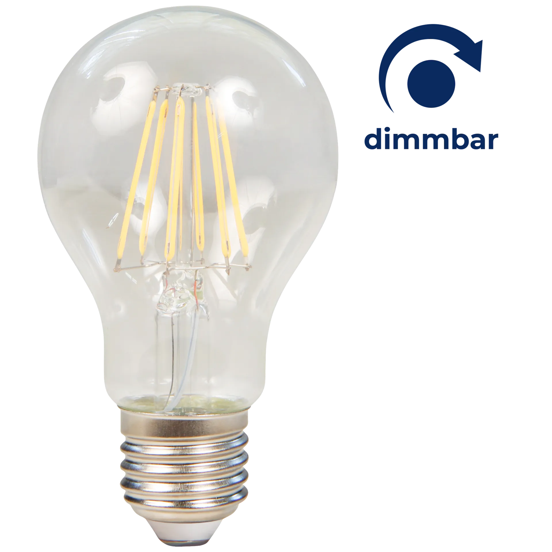 LED Filament Glühlampe McShine “Filed“, E27, 7W, 820 lm, warmweiß, dimmbar, klar LED Filament Glühlampe McShine “Filed“, E27, 7W, 820 lm, warmweiß, dimmbar, klar