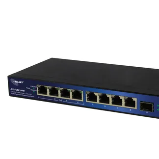 ALLNET Switch smart managed 8 Port Gigabit 50W / 4x PoE+ / 4x LAN / 2x SFP / Lüfterlos / „ALL-SG8210PM“ ALLNET Switch smart managed 8 Port Gigabit 50W / 4x PoE+ / 4x LAN / 2x SFP / Lüfterlos / „ALL-SG8210PM“