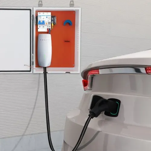 VEVOR Tesla-Ladestationsbox, 70 x 50 x 25 cm, Outdoor-Kabelbox, Ladebox, Kabel-Organizer, IP32 wasserdicht, staubdicht, Cool Roll Steel-Elektrogehäusebox, für Tesla-Wandanschluss – Bild 7