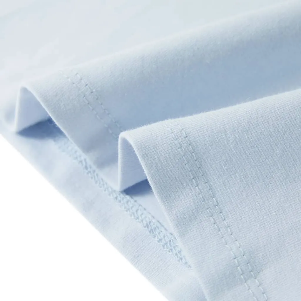 vidaXL Kinder-T-Shirt Hellblau 104 – Bild 6