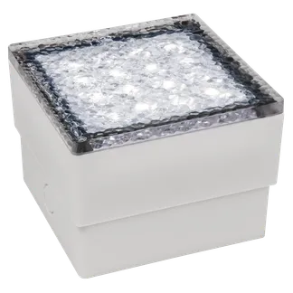 LED-Bodenleuchte McShine “Pflasterstein“ 10x10x7cm, 80lm, IP65, neutralweiß,230V, 1.5W LED-Bodenleuchte McShine “Pflasterstein“ 10x10x7cm, 80lm, IP65, neutralweiß,230V, 1.5W