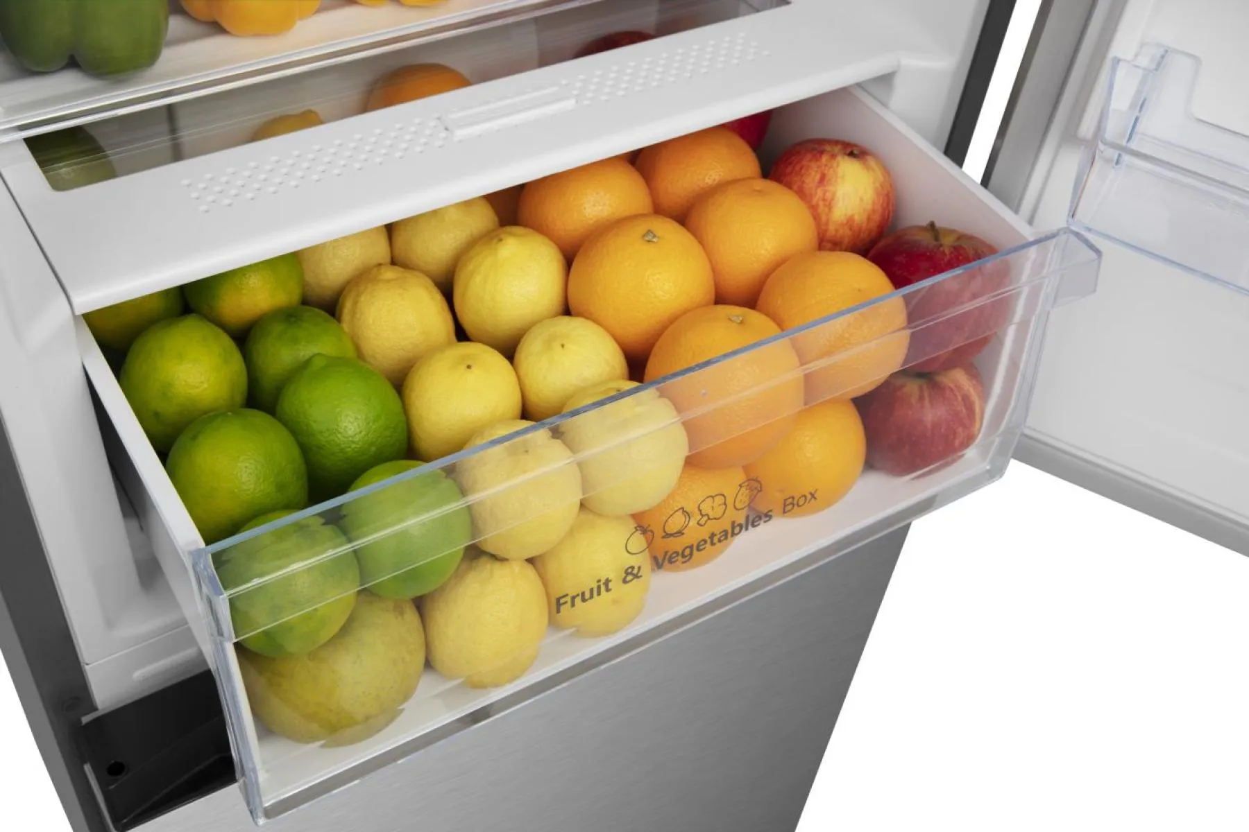 Hisense Freistehend Kühlschrank/Gefrierschrank, Inox, 336 l – Bild 5