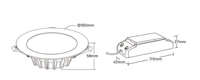 MiBoxer FUT065 LED Panel Rund 18W RGB-WW (RGB-CCT) mit Funk und WLAN – Bild 2
