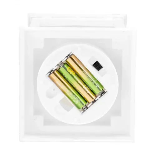 VEVOR 12er-Pack dekorative Kerzenlaternen, elektrische LED-Kerzen ohne Flamme, Halter aus Kunststoff mit Glas, Wandbehang für Veranda, Hochzeitstische, Partys, Bauernhäuser, Weiß, 105x105x240 mm – Bild 9