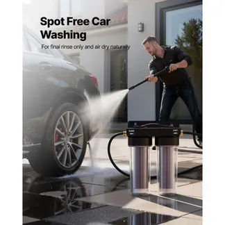 VEVOR Deionisiertes Wassersystem für Autowäsche 189 L, Deionized Autowaschanlage mit Dualen 0,5L Farbwechselnden DI-Harz-Filterkartuschen, Entionisiertes Wassersystem für KFZ Motorrad Fensterreinigung VEVOR Deionisiertes Wassersystem für Autowäsche 189 L, Deionized Autowaschanlage mit Dualen 0,5L Farbwechselnden DI-Harz-Filterkartuschen, Entionisiertes Wassersystem für KFZ Motorrad Fensterreinigung