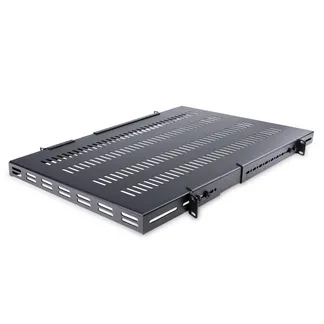 StarTech.com 1 HE Verstellbares Belüftetes Rack Fachboden – 150 kg – Verstellbare Einbautiefe 49,5 bis 97,4 cm – Universales Ablagefach für 19 Zoll AV, Netzwerk und Belüftetes Racks/Schränke – 70 cm tief StarTech.com 1 HE Verstellbares Belüftetes Rack Fachboden – 150 kg – Verstellbare Einbautiefe 49,5 bis 97,4 cm – Universales Ablagefach für 19 Zoll AV, Netzwerk und Belüftetes Racks/Schränke – 70 cm tief
