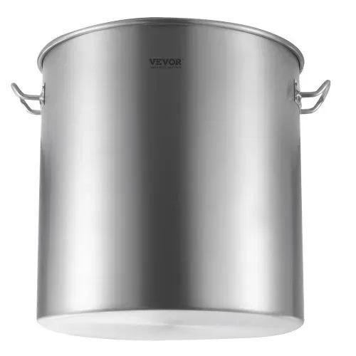 VEVOR Suppentopf Edelstahl, 79,5 L Kochtöpfe Großraumtopf, Kochgeschirr-Saucentopf mit Korb & Deckel & Griff, Suppentopf in Handelsqualität, Schleifbehandlung, zum Dämpfen Kochen oder Braten – Bild 9