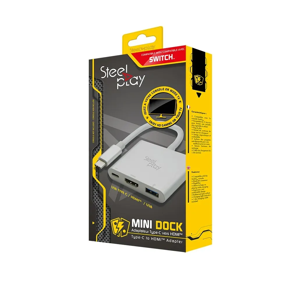 Steelplay JVASWI00027 USB-Grafikadapter Roségold – Bild 2