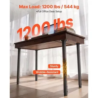 VEVOR Tischbeine 4er-Set, Möbelfüße 60–100 cm Höhenverstellbar, Tischfüße Max. 544 kg, Teleskopbein aus Kohlenstoffstahl, für Schreibtische, Couchtische, Esstische, Werkbänke, Rund VEVOR Tischbeine 4er-Set, Möbelfüße 60–100 cm Höhenverstellbar, Tischfüße Max. 544 kg, Teleskopbein aus Kohlenstoffstahl, für Schreibtische, Couchtische, Esstische, Werkbänke, Rund