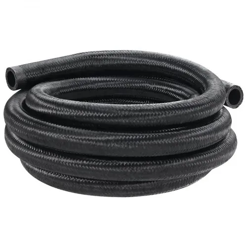 VEVOR 10-AN-Kraftstoffleitungssatz, 3048 mm Kraftstoffschlauchsatz, 13,97 mm-Nylon-Edelstahl-Geflecht-Kraftstoffleitungs-Öl-/Gas-Schlauchendstück-Anschlusssatz 7-teiliger Drehgelenk-Adaptersatz – Bild 10