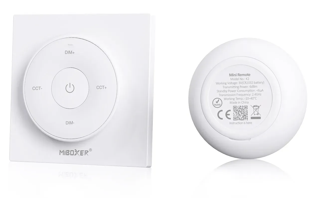 MiBoxer K2 LED Fernbedienung Mini Remote 2,4GHz (w) dual white (CCT) – Bild 2