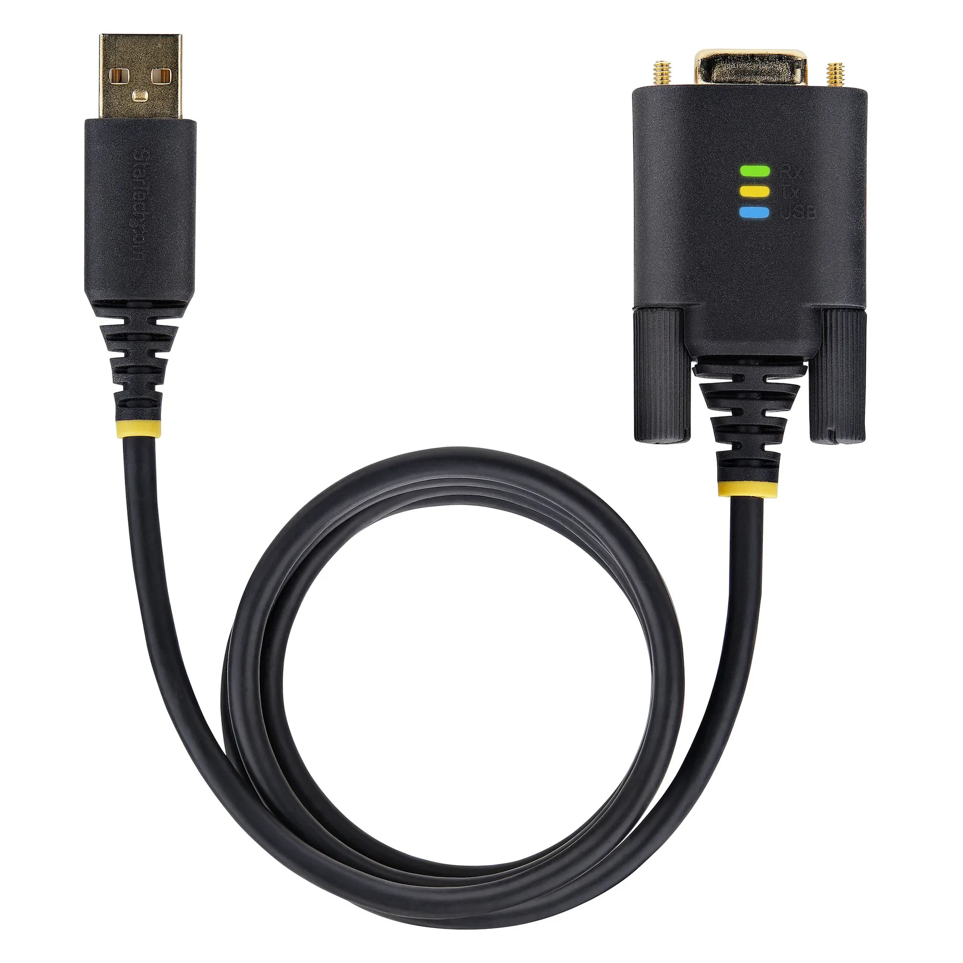 StarTech.com 1m USB Seriell Adapterkabel, USB-A auf DB9 RS232, FTDI, COM Retention, LED, wechselbare DB9 Schrauben und Muttern, ESD-Schutz, Windows, macOS und Linux – Bild 6