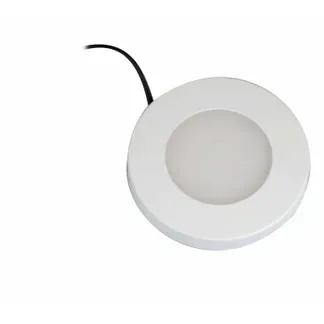 Synergy 21 Downlight Round / 3000K Weiß / 12V / 76Ø x 10mm Möbelleuchte mit AMP Stecker Synergy 21 Downlight Round / 3000K Weiß / 12V / 76Ø x 10mm Möbelleuchte mit AMP Stecker
