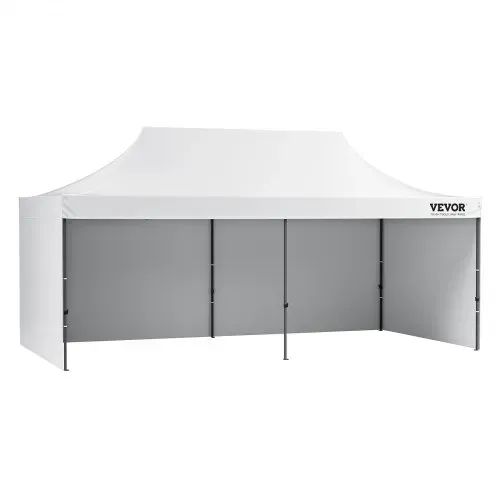 VEVOR Pavillon 304,8x609,6x320cm Gartenzelt 500D PU-Silber-Gewebe Faltpavillon höhenverstellbar inkl. Aufbewahrungstasche Partyzelt 12-16 Personen Pop up Zelt Gartenpavillon für Campingausflug – Bild 9