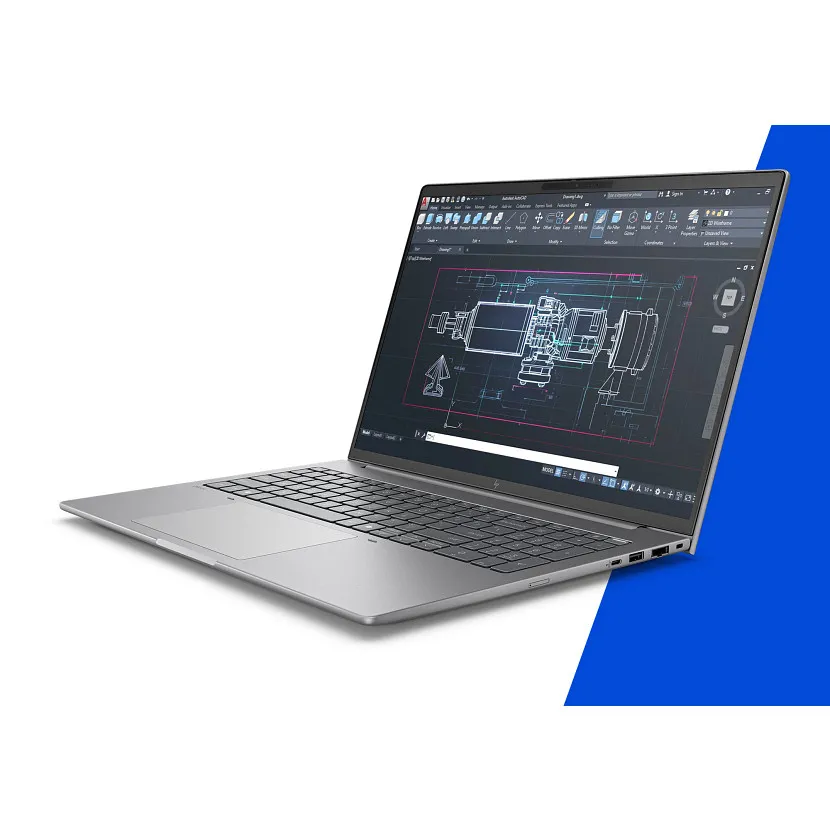 HP ZBook 8 G1i Intel Core Ultra 7 255H 40,6 cm (16") 2.5K 32 GB DDR5-SDRAM NVIDIA RTX 500 Ada Wi-Fi 7 (802.11be) Windows 11 Pro AI Workstation, AI PC – Bild 7