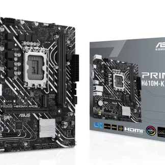 ASUS PRIME H610M-K ARGB Intel H610 LGA 1700 micro ATX ASUS PRIME H610M-K ARGB Intel H610 LGA 1700 micro ATX