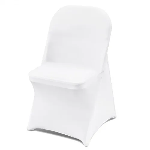VEVOR Stuhlhussen aus Elastischem Spandex für Klappstühle, Universell Passender Stuhlbezug, Abnehmbare & Waschbare Schonbezüge, für Hochzeiten, Partys, Feiern, Essen (30 Stück, Weiß) VEVOR Stuhlhussen aus Elastischem Spandex für Klappstühle, Universell Passender Stuhlbezug, Abnehmbare & Waschbare Schonbezüge, für Hochzeiten, Partys, Feiern, Essen (30 Stück, Weiß)