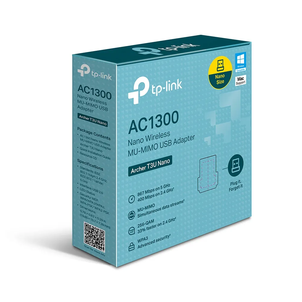 TP-Link AC1300 Nano Drahtlos MU-MIMO USB-Adapter – Bild 4
