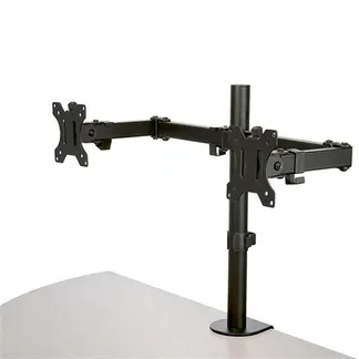 StarTech.com Monitorarm für 2 Monitore mit Schreibtischhalterung – Tischklemme – VESA-Monitorhalterung für bis zu 32-Zoll-Displays – Ergonomischer Gelenkmonitorarm – höhenverstellbar, neigbar, drehbar StarTech.com Monitorarm für 2 Monitore mit Schreibtischhalterung – Tischklemme – VESA-Monitorhalterung für bis zu 32-Zoll-Displays – Ergonomischer Gelenkmonitorarm – höhenverstellbar, neigbar, drehbar