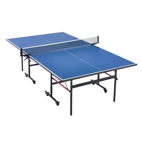 VEVOR Ping-Pong-Tisch, professionelles Tischtennisspiel, tragbarer MDF-Tischtennistisch für den Innenbereich, faltbarer Ping-Pong-Tisch mit Schnellklemmnetz und feststellbaren Rädern, einfacher Aufbau in 10 Minuten, 12 mm dicke Tischplatten – Bild 10