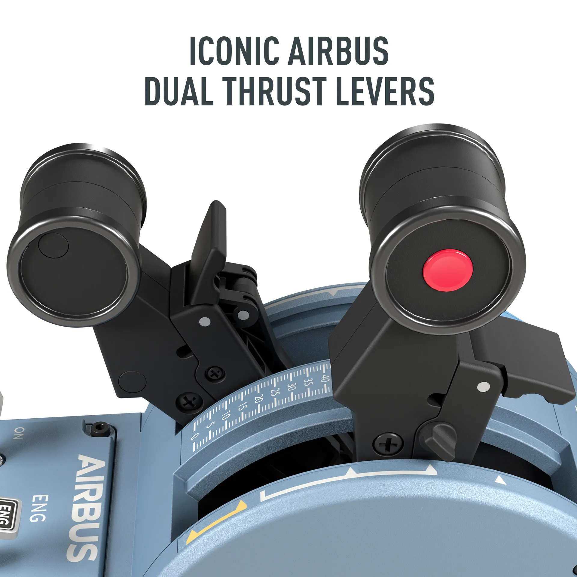 Thrustmaster TCA Quadrant Airbus Edition Schwarz, Blau Flugsimulation PC – Bild 7