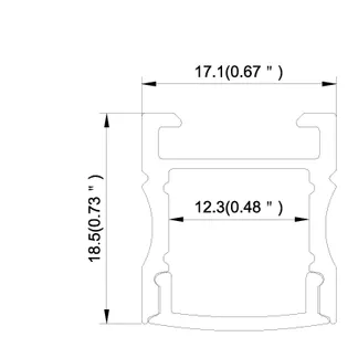 Synergy 21 LED U-Profil 200cm, ALU146 B Synergy 21 LED U-Profil 200cm, ALU146 B