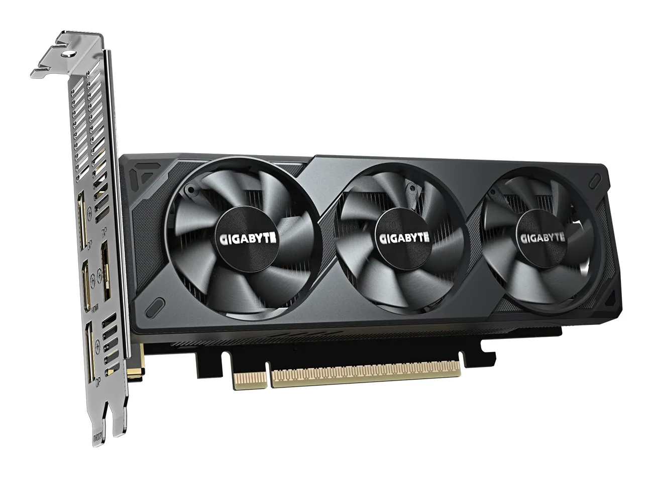 GIGABYTE GeForce RTX 5060 OC Low Profile 8G Grafikkarte - 8GB GDDR7, 128bit, PCI-E 5.0, 2512 MHz Kerntakt, 3 x DisplayPort, 1 x HDMI, GV-N5060OC-8GL – Bild 3