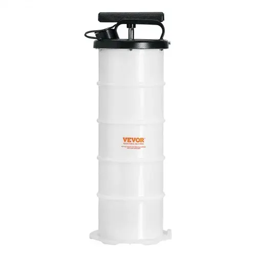 VEVOR Ölabsaugpumpe 6,5L Manuell Ölabsauggerät Ø200x550mm Ölwechselpumpe Auto Absaugpumpe Handpumpe Flüssigkeitsabsaugpumpe Geeignet zum Absaugen von Motoröl Getriebeöl Bremsflüssigkeit – Bild 9