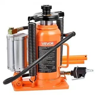 VEVOR pneumatischer Flaschenwagenhebr Wagenheber 20 t Kapazität 260–495 mm Hubbereich, lufthydraulischer/manueller Stempelwagenheber Wagenheber mit Pumpe für SUV Pickup Lkw Wohnmobil Autoreparatur VEVOR pneumatischer Flaschenwagenhebr Wagenheber 20 t Kapazität 260–495 mm Hubbereich, lufthydraulischer/manueller Stempelwagenheber Wagenheber mit Pumpe für SUV Pickup Lkw Wohnmobil Autoreparatur