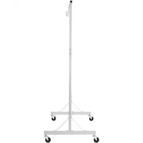 VEVOR Lackierständer, 1,5 - 2,1 m höhenverstellbar, 30 kg Tragkraft, Lackierständer für Autos, Lackiertrocknerständer mit 8 Haken und 4 Schwenkrädern, Karosserieständer für Autowerkstätten und Garagen – Bild 8