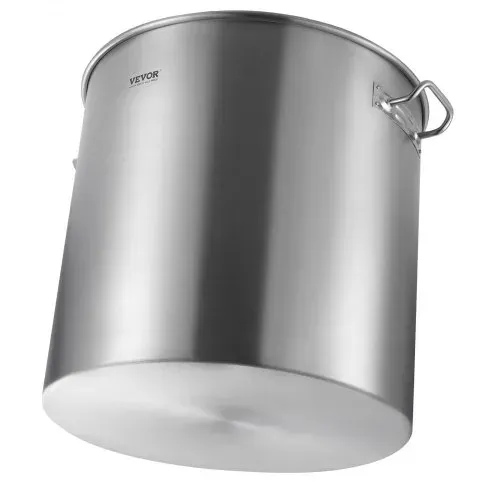 VEVOR Suppentopf Edelstahl, 94,6 L Kochtöpfe Großraumtopf, Kochgeschirr-Saucentopf mit Korb & Deckel & Griff, Suppentopf in Handelsqualität, Schleifbehandlung, zum Dämpfen Kochen oder Braten – Bild 10