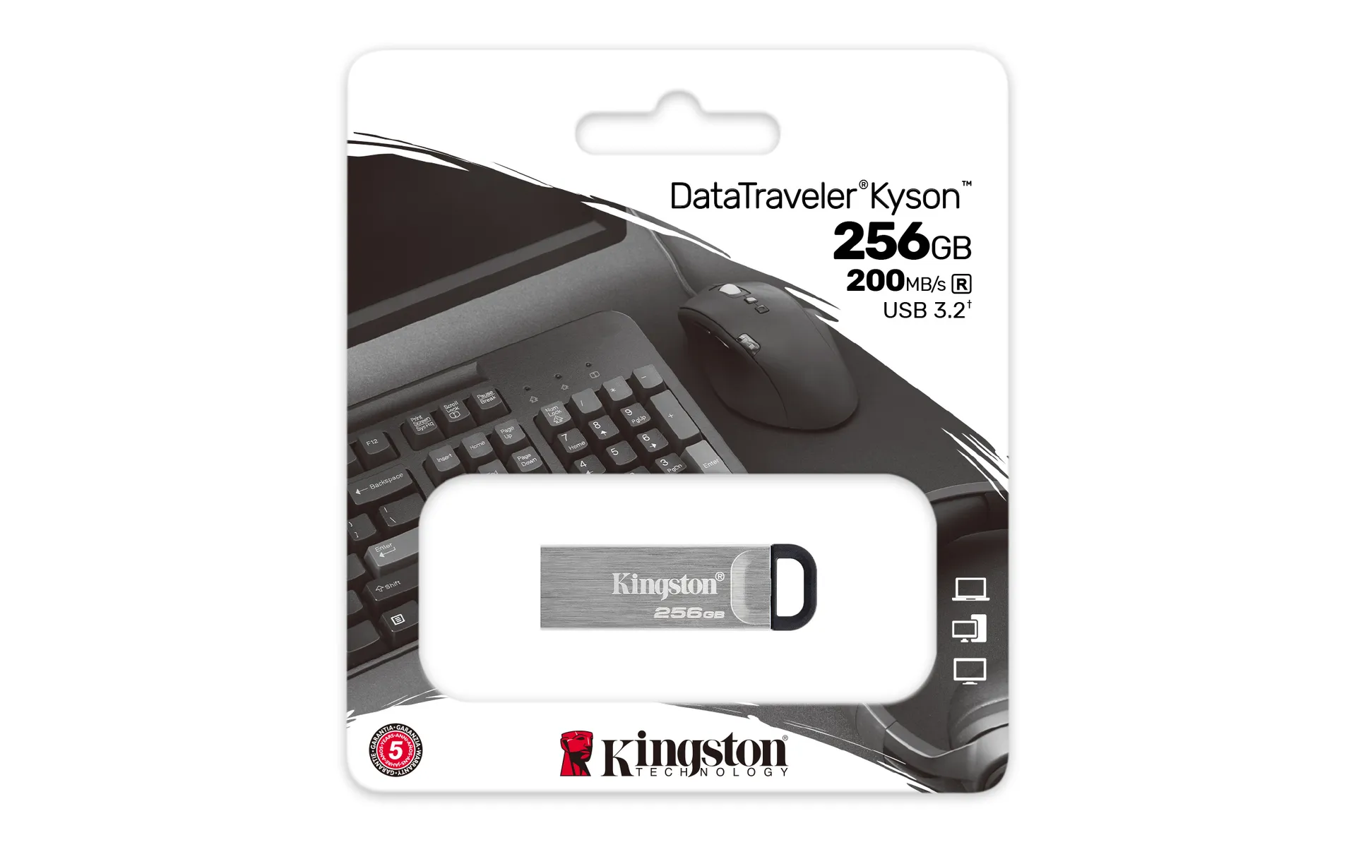 Kingston Technology DataTraveler 256GB Kyson USB-Stick – Bild 4