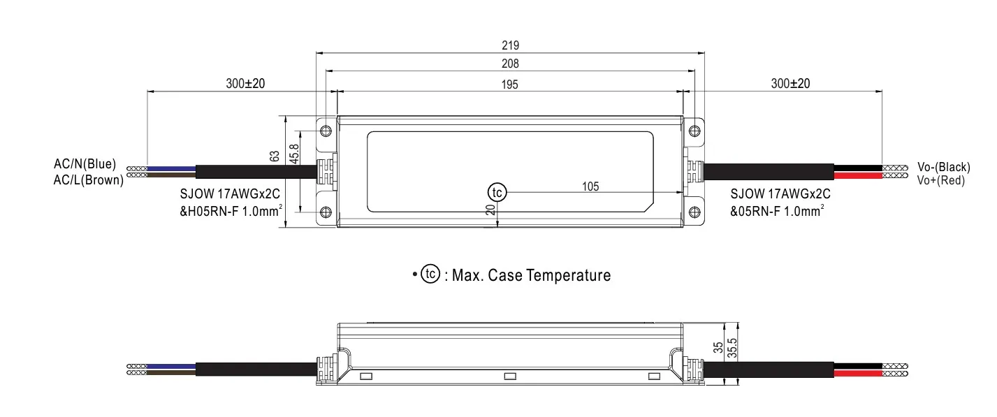 MEAN WELL Netzteil - 24V 150W IP67 – Bild 2