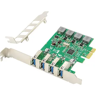 4-Port USB 3.0 PCI Express Add-On, Schnittstellenkarte 4-Port USB 3.0 PCI Express Add-On, Schnittstellenkarte