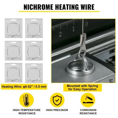 VEVOR Styroporschneider, 200W Schaumschneider aus Aluminiumlegierung, Styrocutter mit Nickel-Chrom-Legierun, 42V Ausgangsspannung, Schnittlänge 127 cm Nut-Maschine für Profis, Heimwerker, 179x42x15cm – Bild 2