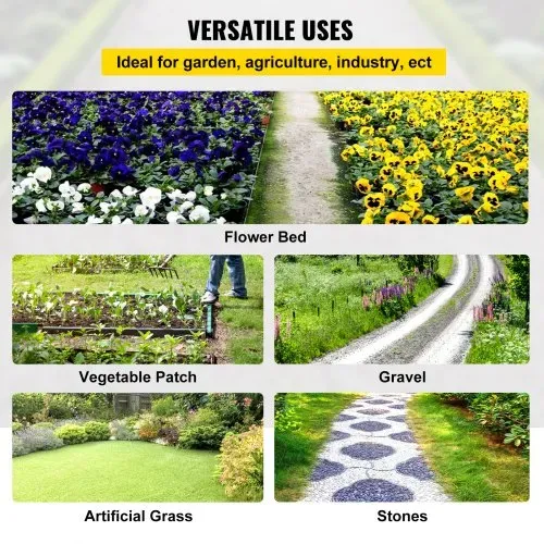 VEVOR 182,8㎡ Unkrautvlies Gartenvlies gegen Unkraut 91,4x2m(1 Rolle) Unkrautfolie aus PP Wasserdurchlässig Reißfest Korrosionsbeständig Unkrautflies Unkrautgewebe Unkrautschutz Bodengewebe – Bild 5