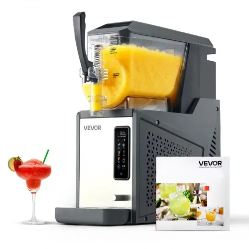 VEVOR Slush Maschine 4 L, Slusheis Eisbereiter 350 W (kein Eis nötig), Elektrische Margarita-Maschine mit Selbstreinigungsfunktion, Geeignet für Frozen Margaritas Frappés Milchshakes Shakes VEVOR Slush Maschine 4 L, Slusheis Eisbereiter 350 W (kein Eis nötig), Elektrische Margarita-Maschine mit Selbstreinigungsfunktion, Geeignet für Frozen Margaritas Frappés Milchshakes Shakes