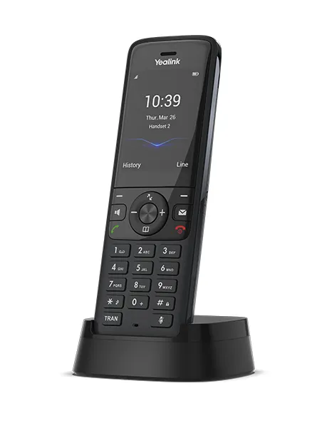 Yealink W78H DECT-Telefon Anrufer-Identifikation Schwarz Yealink W78H DECT-Telefon Anrufer-Identifikation Schwarz