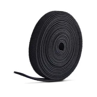 StarTech.com 22,8m Klettbandrolle schwarz, 12,7mm breit, zuschneidbare wiederverwendbare Kabelbinder, Klettverschluss Rolle für Kabelmanagement, verstellbare Klettkabelbinder StarTech.com 22,8m Klettbandrolle schwarz, 12,7mm breit, zuschneidbare wiederverwendbare Kabelbinder, Klettverschluss Rolle für Kabelmanagement, verstellbare Klettkabelbinder