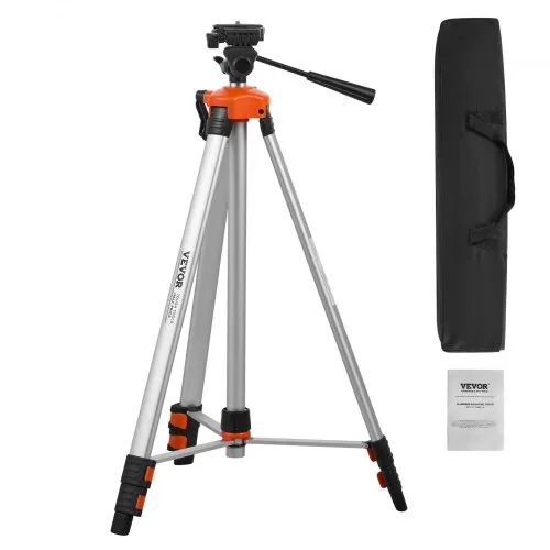 VEVOR Laser-Wasserwaagen-Stativ, ¼ x 20 Gewindehalterung, 27,36-68,11 Zoll Höhenverstellung mit integrierter Wasserwaage, leichter Laserscanner-Stativständer, einziehbare Beine, Aluminium-Stativ für stabile Messungen VEVOR Laser-Wasserwaagen-Stativ, ¼ x 20 Gewindehalterung, 27,36-68,11 Zoll Höhenverstellung mit integrierter Wasserwaage, leichter Laserscanner-Stativständer, einziehbare Beine, Aluminium-Stativ für stabile Messungen