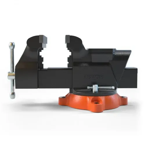 VEVOR 15,2cm Schraubstock 360° Drehbar Sphäroguss Werkbankschraubstock 7,3x8cm Amboss Schraubstock 15cm Backenöffnung Parallelschraubstock U-förmige Führungsstange zum Schärfen Schleifen Schneiden – Bild 8