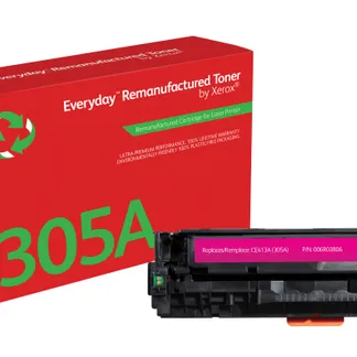 Everyday™ Magenta wiederaufbereiteter Toner von Xerox, kompatibel mit HP 305A (CE413A), Standardkapazität Everyday™ Magenta wiederaufbereiteter Toner von Xerox, kompatibel mit HP 305A (CE413A), Standardkapazität