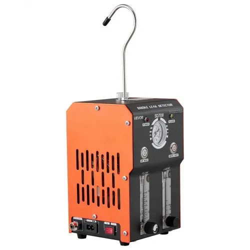 VEVOR Lecksuchgerät mit Rauchgenerator für Kfz 12 V EVAP Vakuumdiagnosegerät mit Integrierter Luftpumpe Manometer Durchflussmesser Ölstandsanzeige 2 Modi für Pkw Motorrad Lkw Boot und ATV – Bild 8